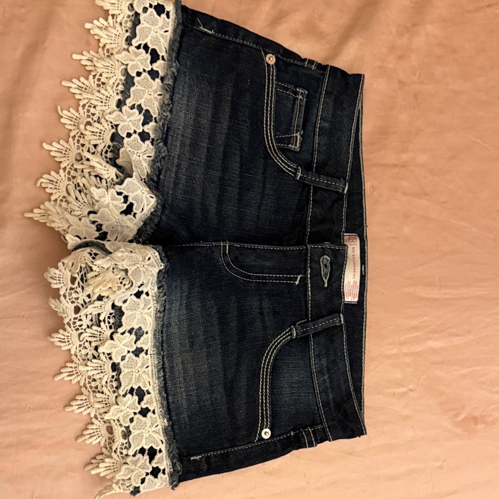 No Boundaries Blue Denim Shorts